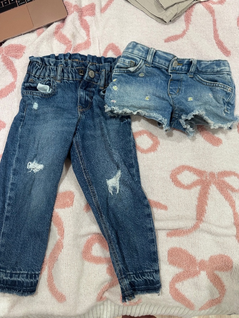 Toddler 4T Denim Bundle | Cat & Jack Shorts + GAP Jeans